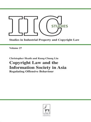 cover image of Copyright Law and the Information Society in Asia